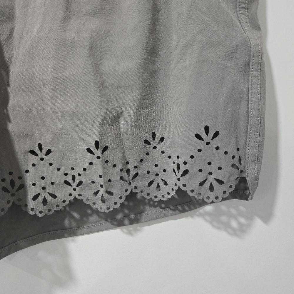 RBX Grey Laser Cut Athletic Shorts - Picture 2 of 5